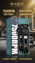 Load image into Gallery viewer, Tondeuse Professionnelle WAIKIL 7500RPM — Moteur Maglev Rechargeable
